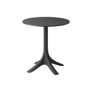 カフェテーブル/コーヒーテーブル ブラック 組立品 (チェア別売り) |b04