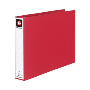 (まとめ) コクヨ データバインダーT(バースト用・ワイドタイプ) T11×Y15 22穴 450枚収容 赤 EBT-551R 1冊 (×5セット) |b04