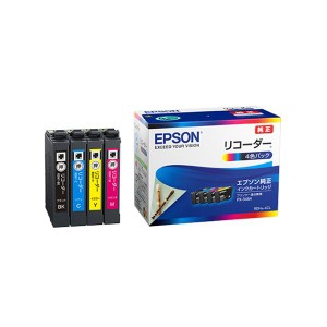 エプソン インクカートリッジ リコーダー4色パック RDH-4CL 1箱(4個:各色1個) |b04