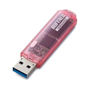 （まとめ）バッファロー USB3.0対応USBメモリー スタンダードモデル 16GB ピンク RUF3-C16GA-PK 1個(×2セット) |b04