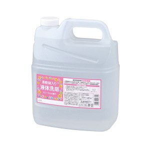 熊野油脂 柔軟剤入り 液体洗剤 4L/本 1セット（4本） |b04