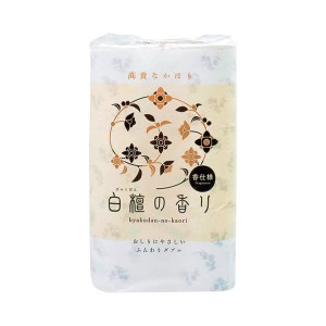 （まとめ）四国特紙 トイレットペーパー 白檀の香り ダブル 芯あり 30m 1パック（12ロール） (×3セット) |b04