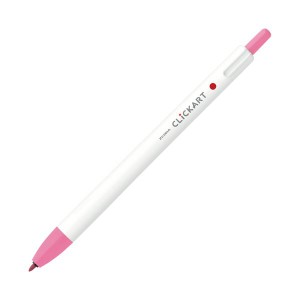（まとめ）ゼブラ ノック式水性カラーペン クリッカート ピンク WYSS22-P 1本 (×50セット) |b04