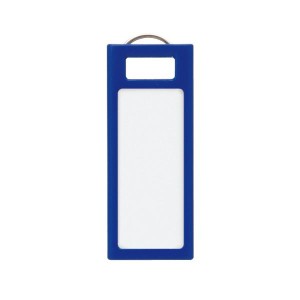 コクヨ キーホルダー型名札(KEYSYS) 青 ナフ-S230B 1セット(40個：4個×10パック) |b04