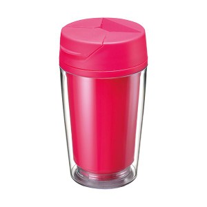 トレードワークス カスタムデザインタンブラーFC 250ml ピンク TS-1146-030 1箱(60個) |b04