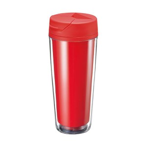 トレードワークス カスタムデザインタンブラーFC 500ml レッド TS-0617-002 1箱(50個) |b04