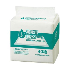 TANOSEE 業務用吸水シート Lサイズ（スーパーワイド） 1セット（160枚：40枚×4パック） |b04