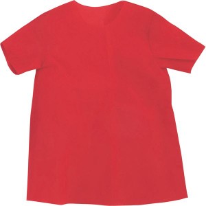 (まとめ)アーテック 衣装ベース (S シャツ) 不織布 レッド(赤) (×30セット) |b04