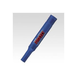 （まとめ） 三菱鉛筆 ユニ プロッキー 細字丸芯／太字角芯（1.2-1.8mm・6.0mm） PM-150TR.33 青 1本入 (×30セット) |b04