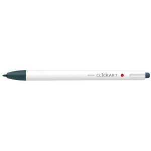 （まとめ） ゼブラ ノック式水性カラーペン クリッカート スモーキーブルー 0.6mm (×50セット) |b04