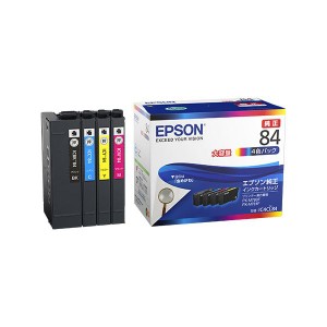 【純正品】EPSON エプソン インクパック【IC4CL84 大容量4色】【メーカー直送】代引き・銀行振込前払い不可・同梱不可