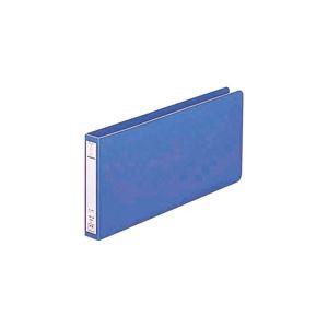(業務用100セット) LIHITLAB パンチレスファイル/Z式ファイル (統一伝票用/ヨコ型) F-370 藍 |b04