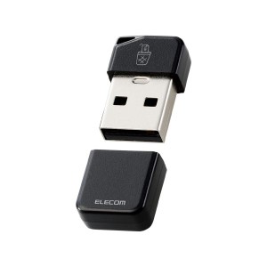(まとめ) エレコム 誤消去防止機能対応USBメモリ 64GB ブラック (×5セット) |b04