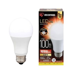 アイリスオーヤマ LED電球100W E26 広配光 電球色 4個セット |b04