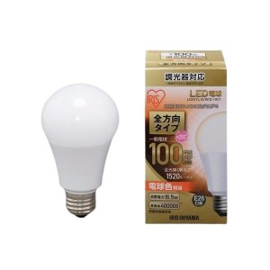 アイリスオーヤマ LED電球100W E26 全方向調光電球 4個セット |b04