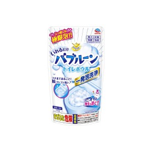 （まとめ）アース製薬 らくハピ バブルーン トイレボウル（×5セット） |b04