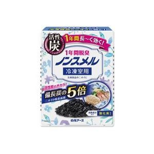 (まとめ) 白元アース ノンスメル 冷凍室用置き型 1年間脱臭 (×5セット) |b04