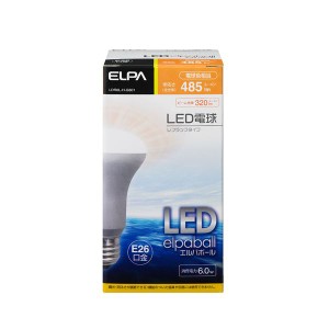 （まとめ） ELPA LED電球 レフ球形 40W E26 電球色 LDR6L-H-G601 (×2セット) |b04