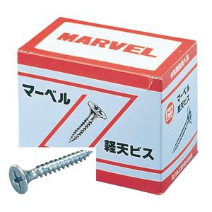 (まとめ)軽天ビス/ネジ (ユニクロメッキ32mm/1000本入×2セット) マーベル K-32 |b04