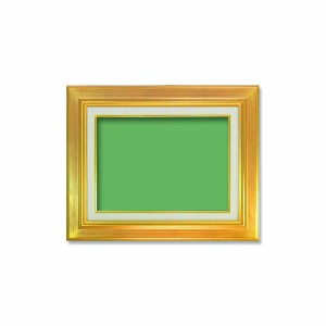 (油額)油絵額・キャンバス額・金の油絵額・銀の油絵額 油絵額 F4号（333×242mm）「ゴールド」 |b04