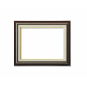 (油額)油絵額・キャンバス額・木製油絵額・茶色油絵額 M10号（530×333mm）ブラウン |b04