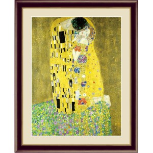 【グスタフ・クリムトの代表作】クリムト展 ウィーンと日本 ■GUSTAV KLIMT（グスタフ クリムト）F6号接吻【メーカー直送】代引き・銀行