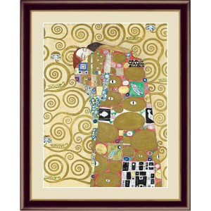 【グスタフ・クリムトの代表作】クリムト展 ウィーンと日本 ■GUSTAV KLIMT（グスタフ クリムト）F6号抱擁【メーカー直送】代引き・銀行