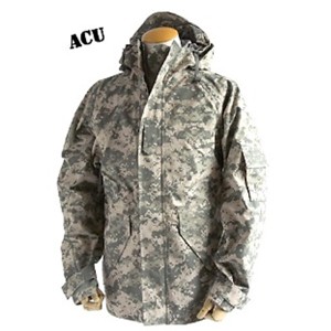 アメリカ軍 ECWC S-1ジャケット／パーカー ( XSサイズ ) 透湿防水素材 JP041YN ACU カモ（ 迷彩） ( レプリカ ) |b04