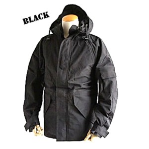 アメリカ軍 ECWC S-1ジャケット／パーカー ( XSサイズ ) 透湿防水素材 JP041YN ブラック ( レプリカ ) |b04