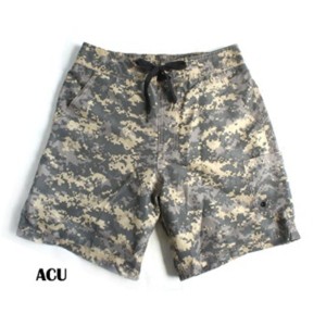 カモフラージュショート＆スイムパンツ ACU- M |b04