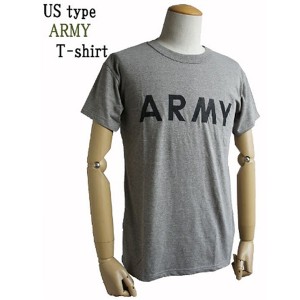 ＵＳタイプＡＲMY杢グレーＴシャツ　ＸＳ |b04