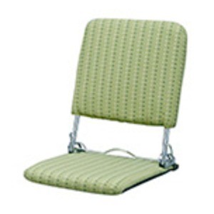 折りたたみ 座椅子 幅40cm グリーン 3段リクライニング スチール 日本製 完成品 リビング ダイニング プレゼント |b04