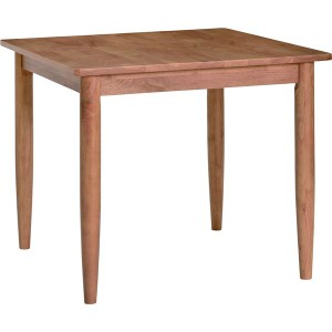 ダイニングテーブル/リビングテーブル (2人掛け用 ナチュラル) 幅80cm 木製 ラバーウッド材 組立品 (在宅ワーク) |b04