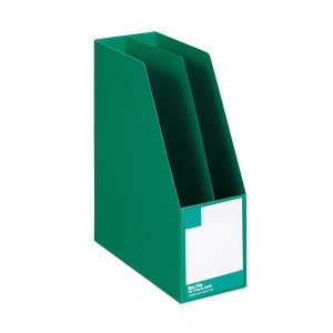 (まとめ) ライオン事務器 ボックスファイル 板紙製A4タテ 背幅105mm 緑 B-880S 1冊 (×10セット) |b04