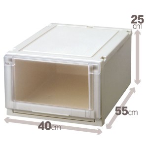 収納ボックス/衣装ケース 『Fits フィッツユニットケース』 幅40cm×高さ25cm 日本製 |b04