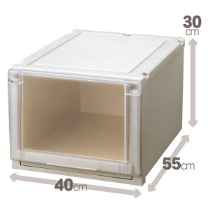 収納ボックス/衣装ケース 『Fits フィッツユニットケース』 幅40cm×高さ30cm 日本製 |b04