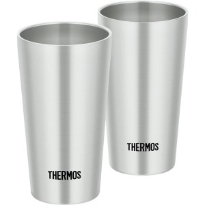 (THERMOS サーモス) 真空断熱タンブラー/カップ (2個セット) 300ml ステンレス製 |b04