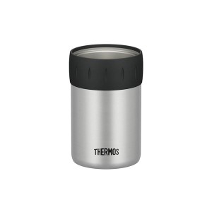 (THERMOS サーモス) 保冷 缶ホルダー (350ml缶用 シルバー) 真空断熱ステンレス魔法びん構造 |b04