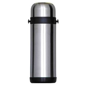 (24個セット) 水筒/ステンレスボトル (1.0L) 縦92×横110×高さ270mm ワンタッチオープン コップ 肩ベルト付き 『ワンダー』 |b04