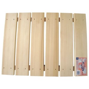 多目的スノコ/すのこ板 (幅42×奥行56cm) 木製 天然木 (風呂 押入れ 園芸用 花台 置台) |b04