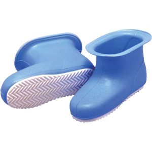 バスブーツ/お風呂スリッパ (ブルー 3個セット) 約長さ26×高さ14cm クッション性 カレンナブーツ (掃除用品) |b04