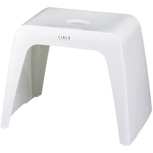 バスチェア 風呂椅子 座面高約30cm 約幅39.2cm ホワイト 通気性抜群 抗菌効果 LIALO リアロ 浴室 風呂 バスルーム |b04