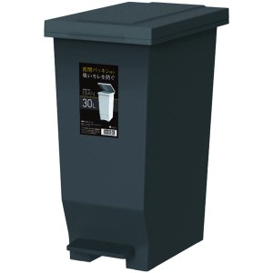 ゴミ箱 ダストボックス 約幅25.2cm 30L ブラック ペダル式 ふた付き アスベル 密閉ペダルペール キッチン 台所 リビング |b04