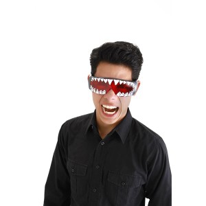 （まとめ）ELOPE Shark Glasses（シャークサングラス）(×2点セット) |b04