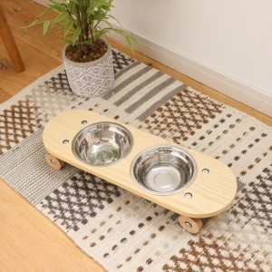 ペット用 食器 ペット用品 エサ皿 犬用 猫用 SK8 PLATE NA ナチュラル 小 関家具 |b04