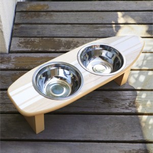 ペット用 食器 ペット用品 エサ皿 犬用 猫用 SURFPLATE サーフプレート WH ホワイト 関家具 |b04