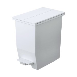 リス 棚下で使える ペダルダストボックス/ゴミ箱 20L グレー (台所 キッチン リビング) |b04