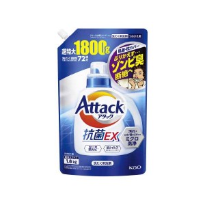 (まとめ) アタック抗菌EX つめかえ用 1800g (×2セット) |b04