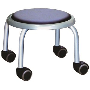スタッキングチェア/丸椅子 (同色4脚セット ブラック×シルバー) 幅32cm 日本製 スチール |b04