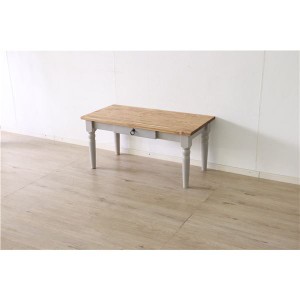 ローテーブル センターテーブル 約幅90cm グレー 木製 引出し付き LDK テーブル インテリア家具 リビング家具 在宅ワーク 組立品 |b04